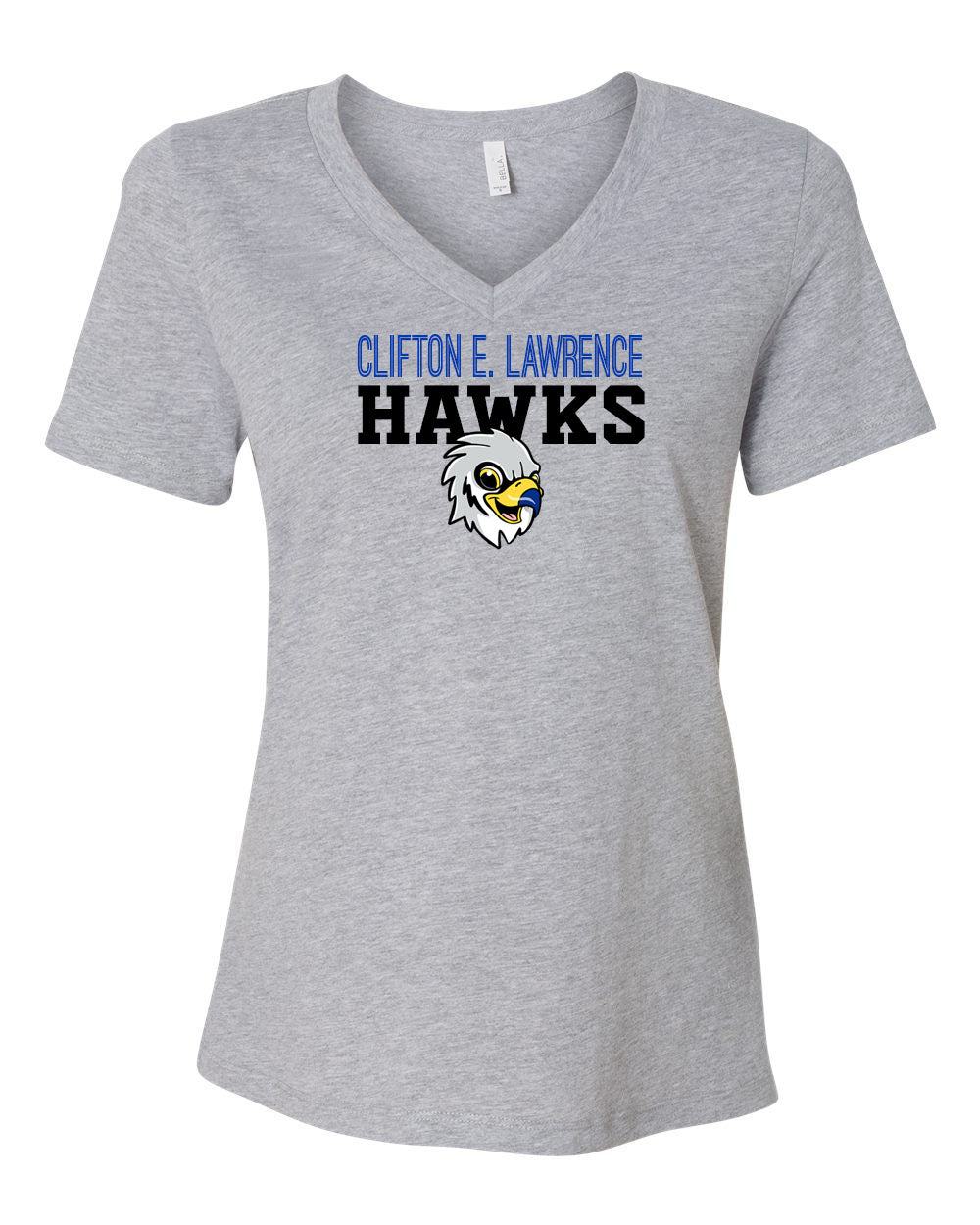 Clifton E. Lawrence V-neck T-shirt Design 1