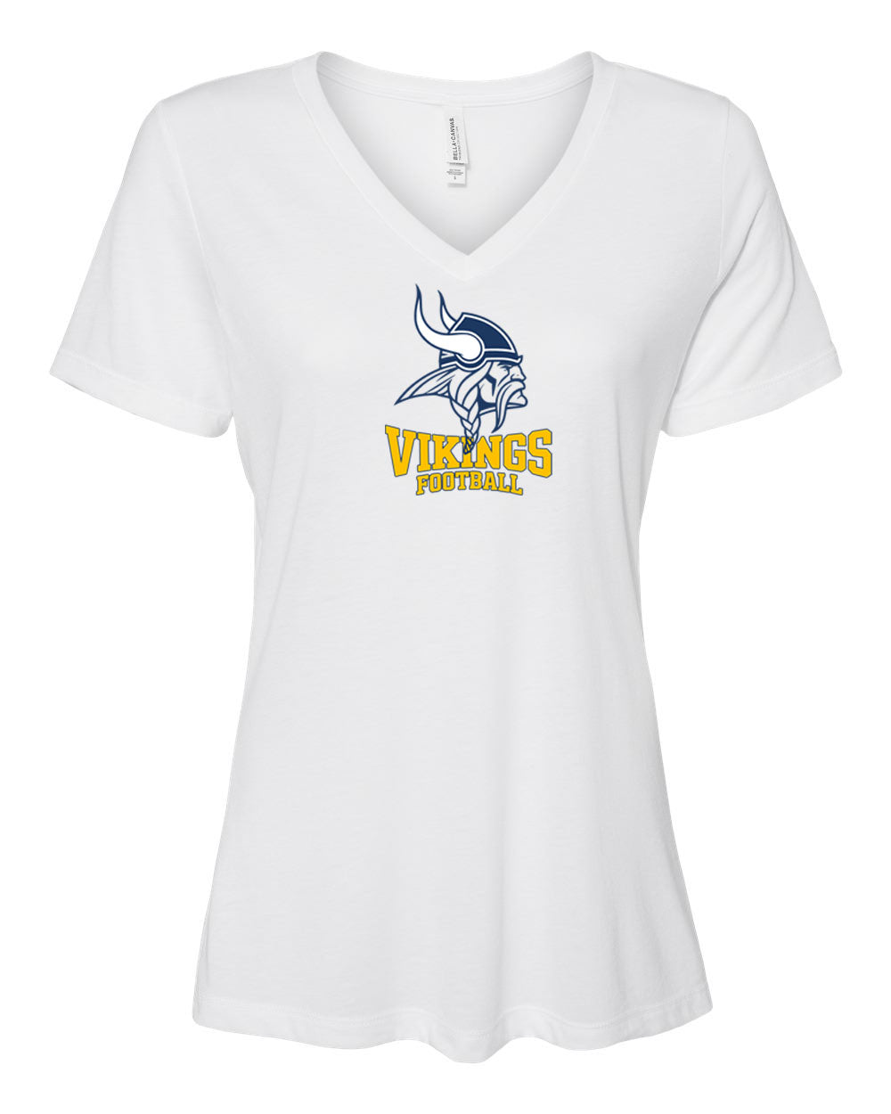 Vinkings Football Design 5 V-neck T-shirt
