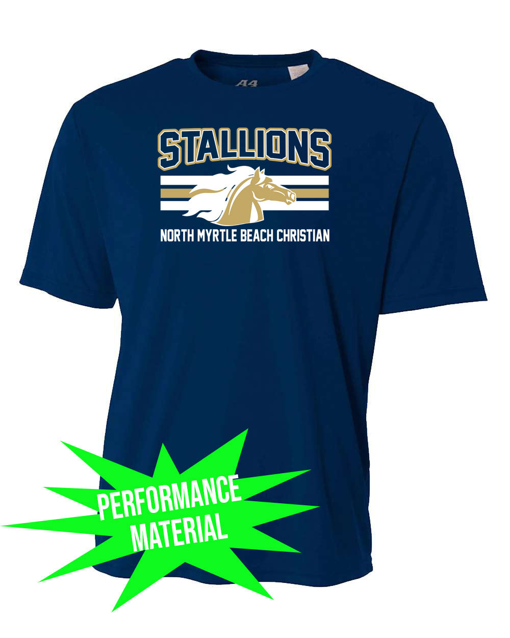 NMB Christian School Performance Material T-Shirt Design 1