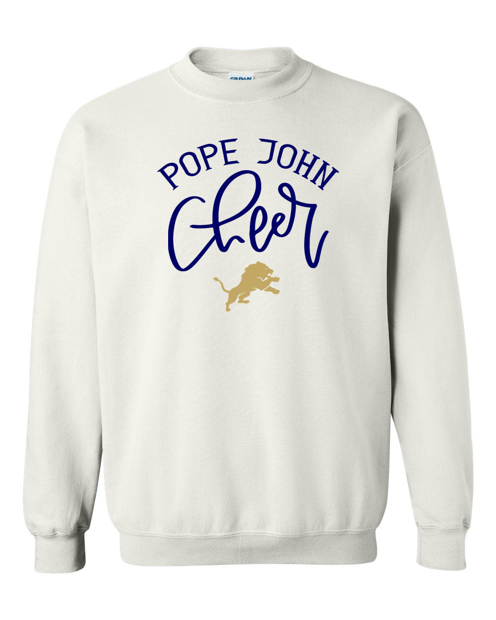 Pope John Cheer Design 8 non hooded sweatshirt