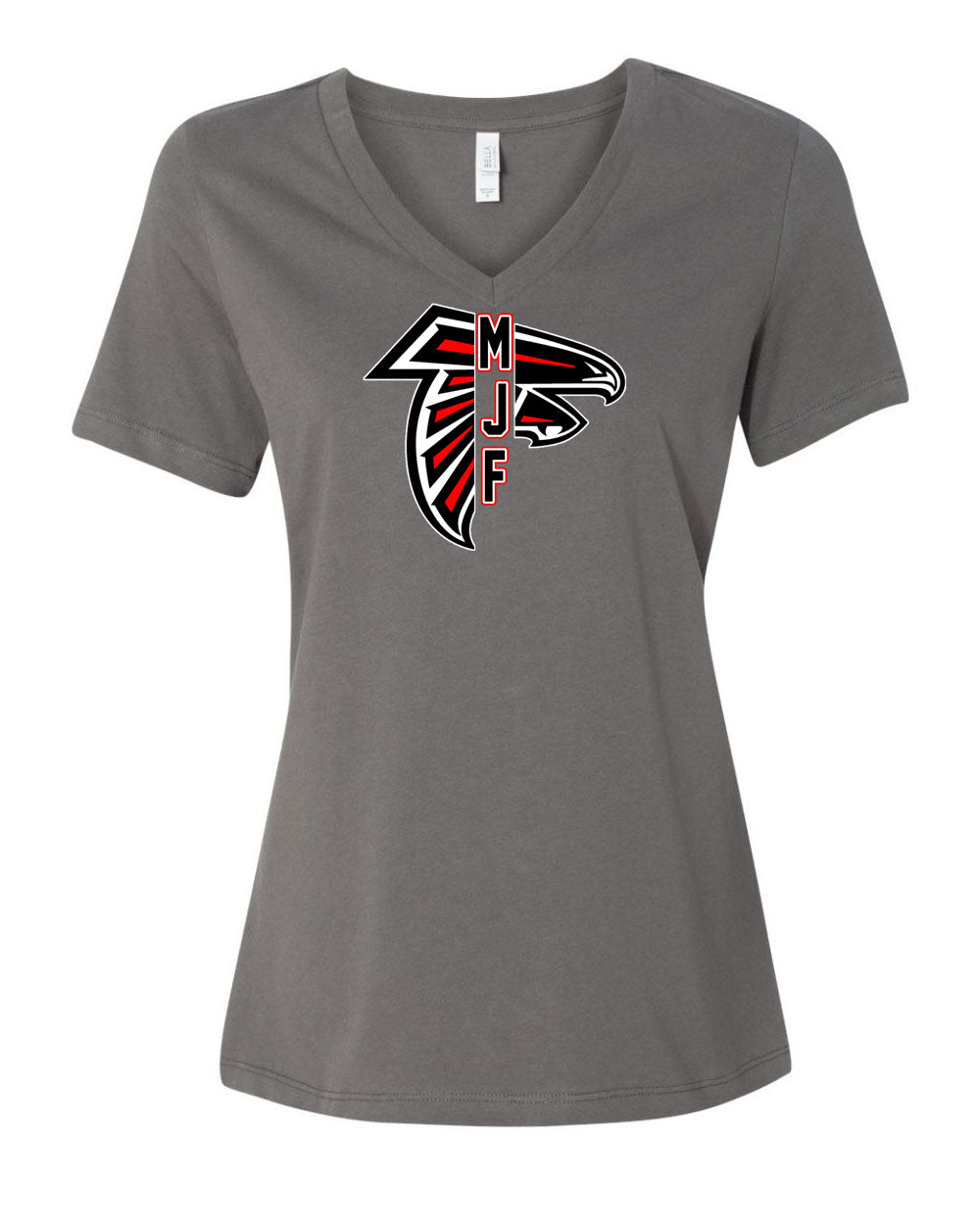 Falcons Football V-neck T-Shirt Design 5