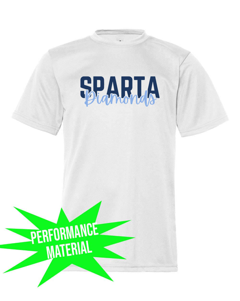 Sparta Diamonds Performance Material Shirt Design 3