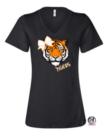 Tigers Cheer V-neck T-Shirt Design 5