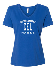Clifton E. Lawrence V-neck T-shirt Design 3