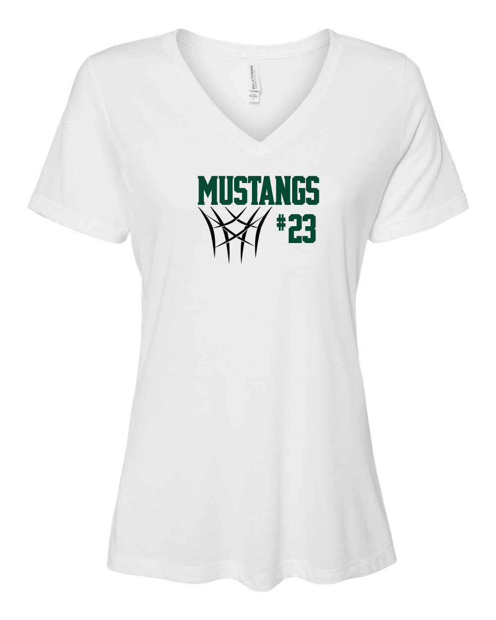Green Hills Basketball Design 8 V-Neck