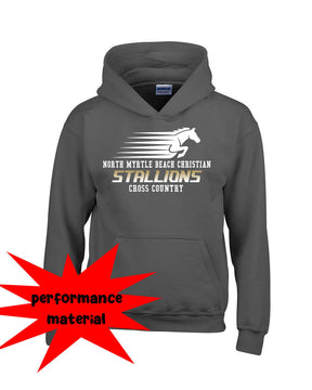 NMB Christian School Cross Country Performance Hooded Sweatshirt Design 1