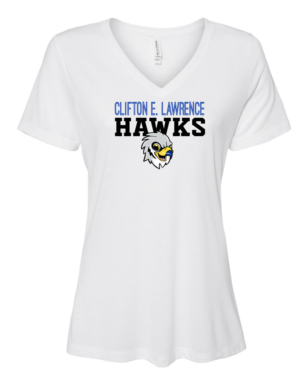 Clifton E. Lawrence V-neck T-shirt Design 1