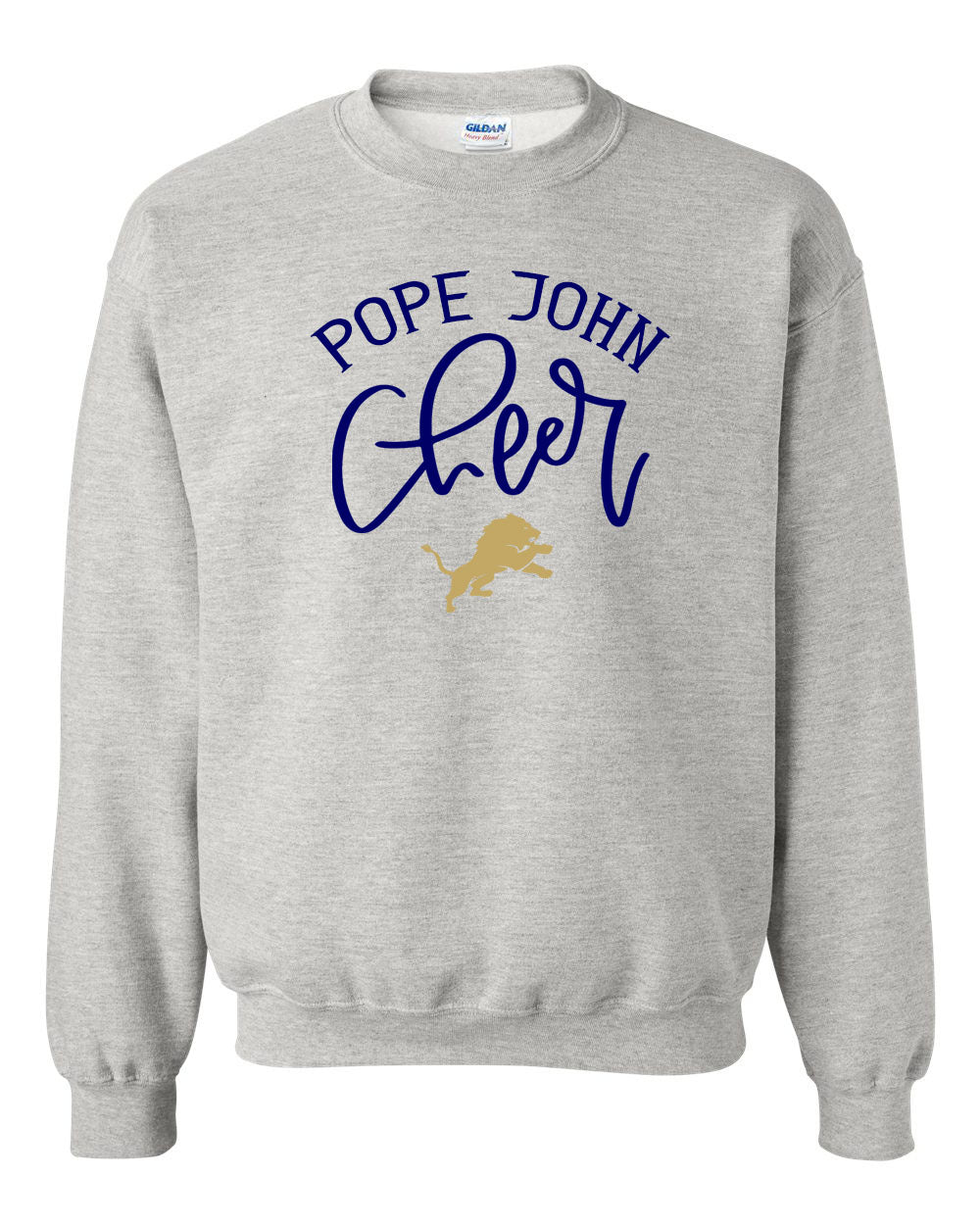 Pope John Cheer Design 8 non hooded sweatshirt