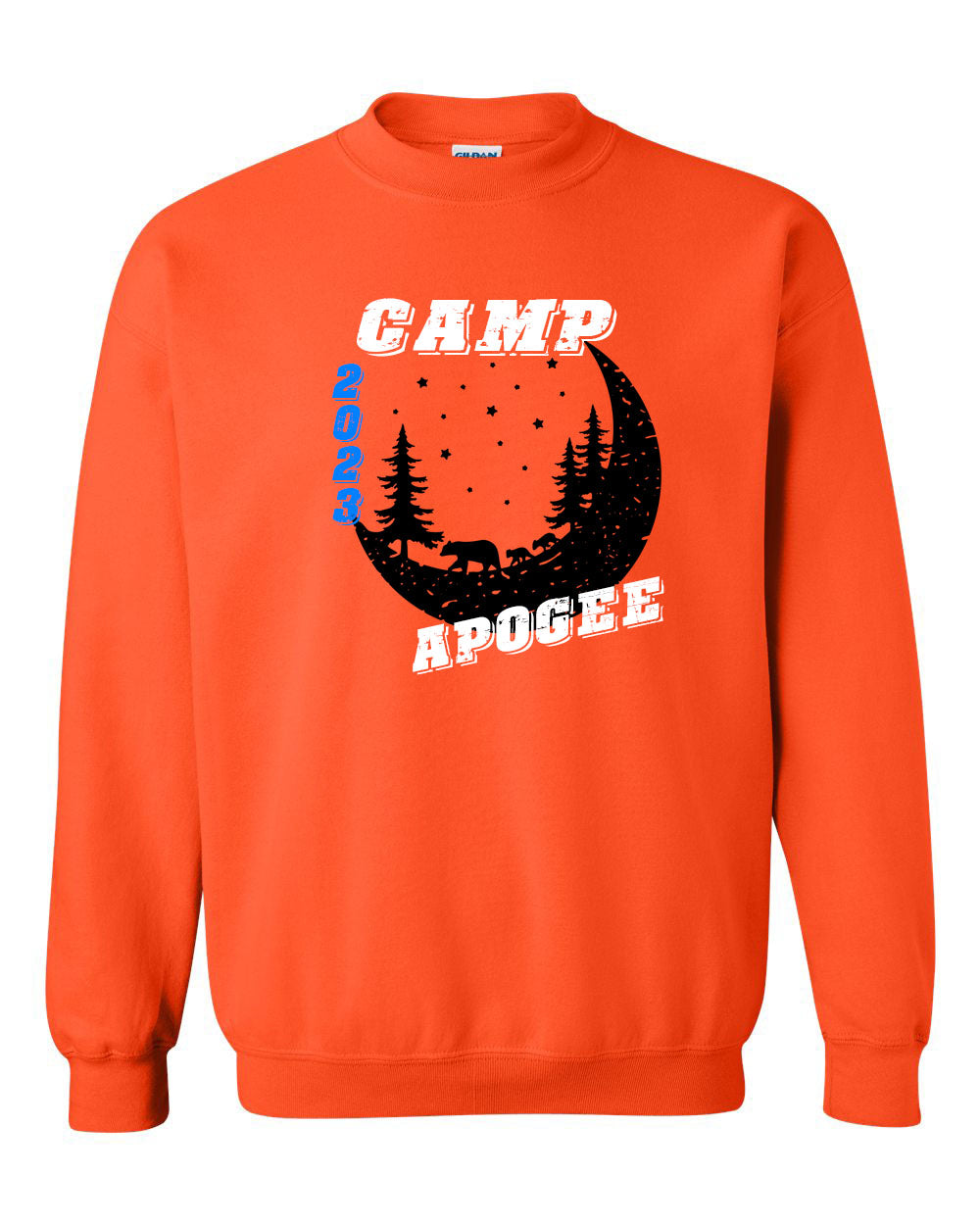 Hilltop Camp Design 1 non hooded sweatshirt