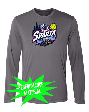 Sparta Diamonds Performance Material Long Sleeve Shirt Design 1