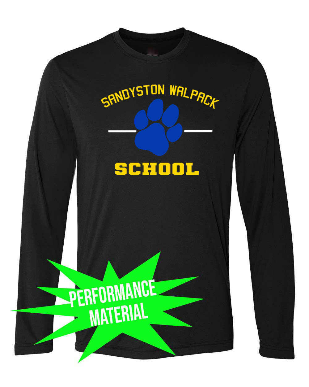 Sandyston Walpack Performance Material Design 4 Long Sleeve Shirt