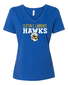 Clifton E. Lawrence V-neck T-shirt Design 1