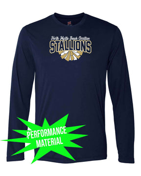 NMB Christian School Cheer Performance Material Long Sleeve Shirt Design 1