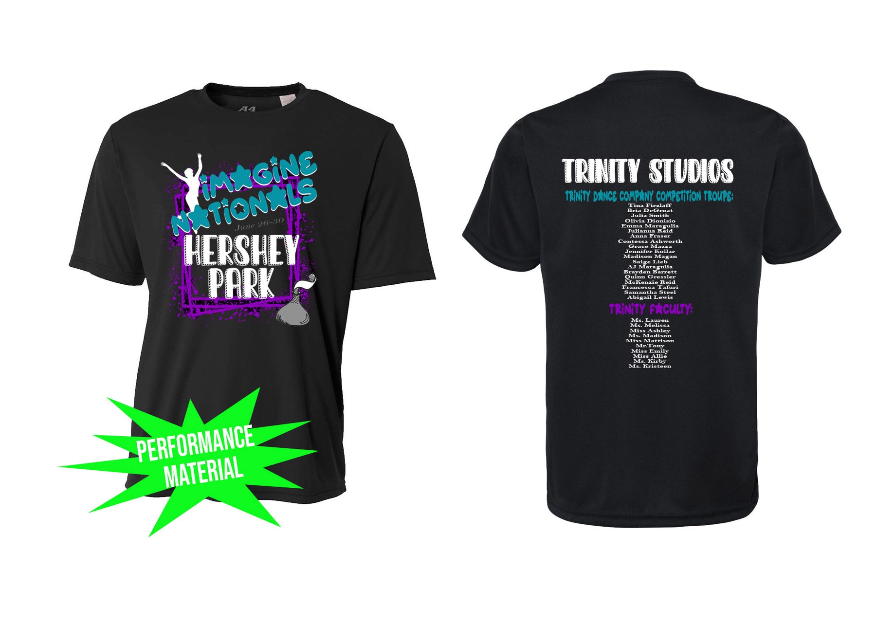 Trinity Studios 2023 Nationals Performance material T-Shirt