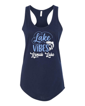 Kemah Lake Racerback Tank Top Design 3
