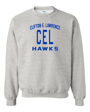Clifton E. Lawrence Non Hooded Sweatshirt Design 3