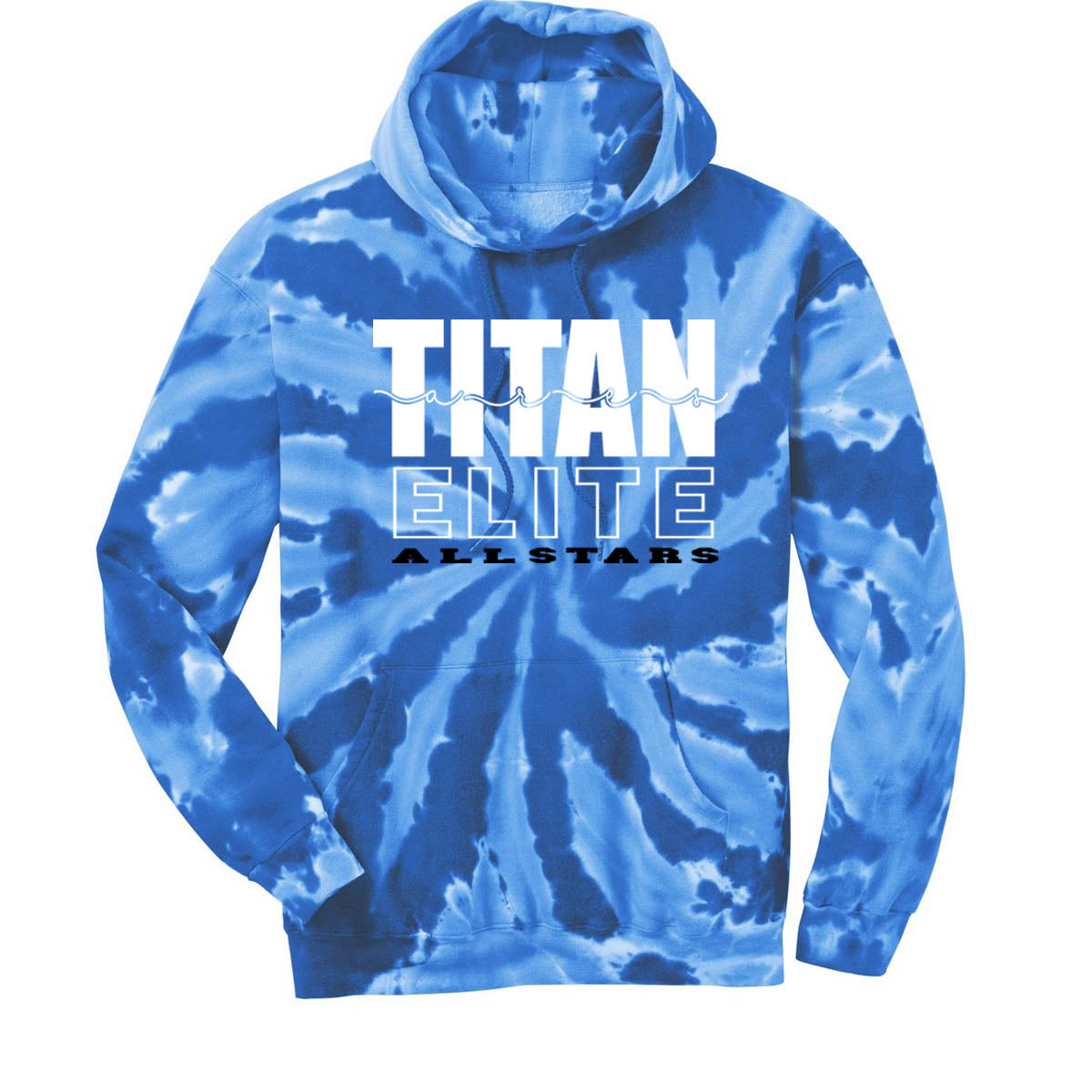 Titan Tie-Dye Hooded Sweatshirt Design 16