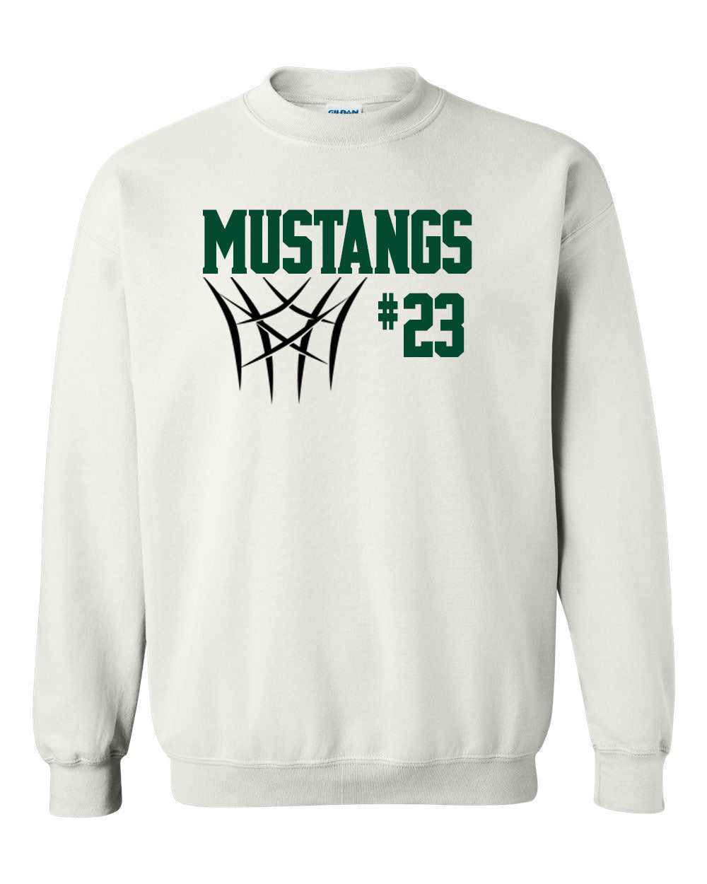 Green Hills Basketball Design 8 non hooded sweatshirt
