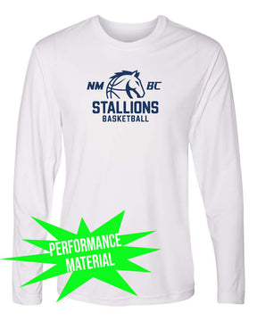 NMB Christian School Basketball Performance Material Long Sleeve Shirt Design 1