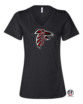 Falcons Football V-neck T-Shirt Design 5