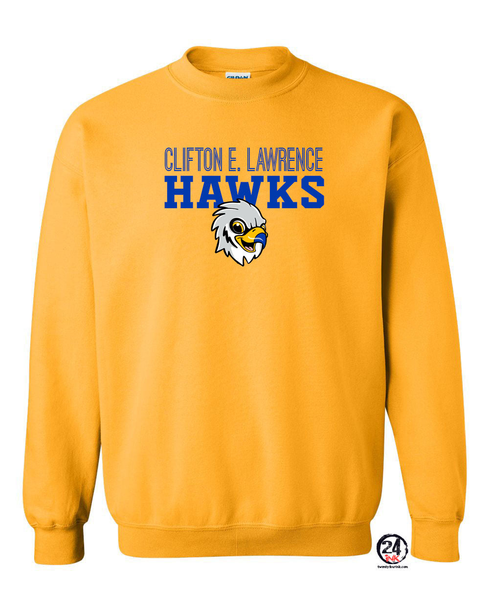 Clifton E. Lawrence Non Hooded Sweatshirt Design 1