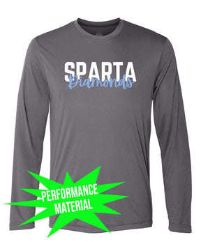 Sparta Diamonds Performance Material Long Sleeve Shirt Design 3