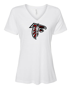 Falcons Football V-neck T-Shirt Design 5