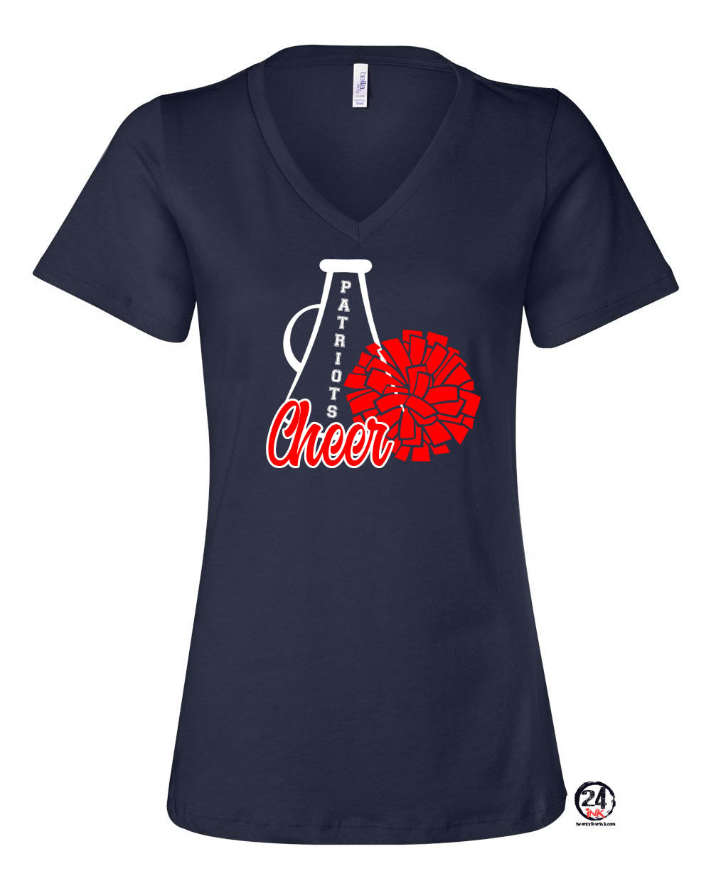 North Warren Cheer design 4 V-neck T-shirt