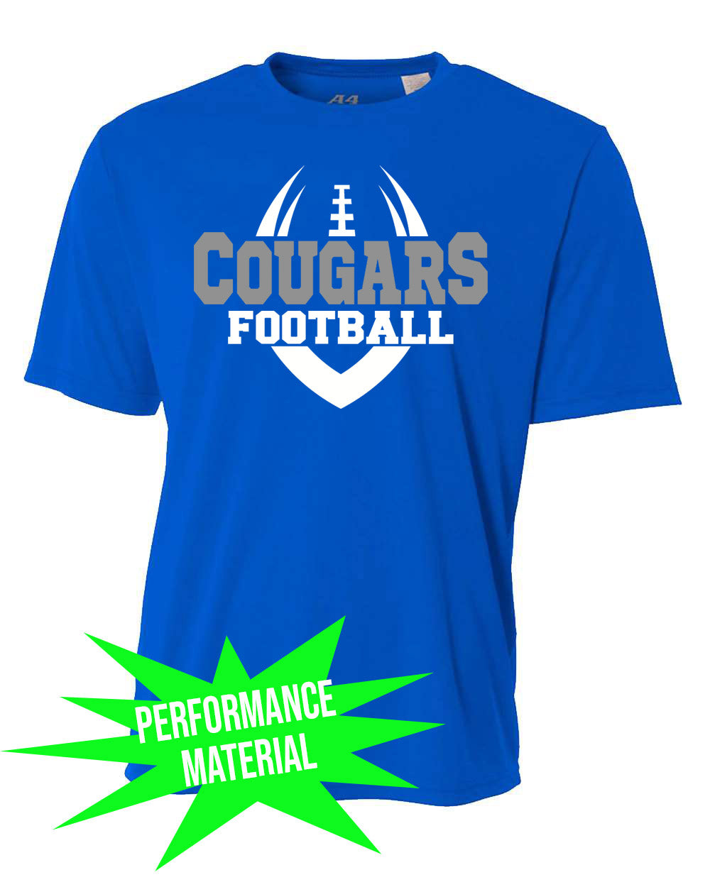 Kittatinny Football Performance Material design 2 T-Shirt