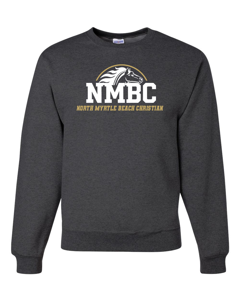 NMB Christian School Spiritwear Non Hooded Sweatshirt Design 4