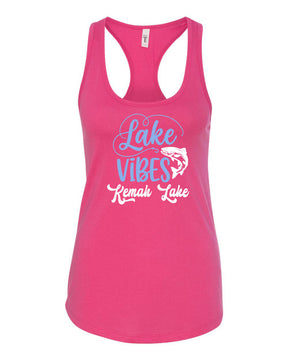 Kemah Lake Racerback Tank Top Design 3