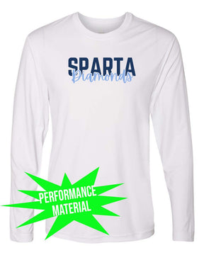 Sparta Diamonds Performance Material Long Sleeve Shirt Design 3