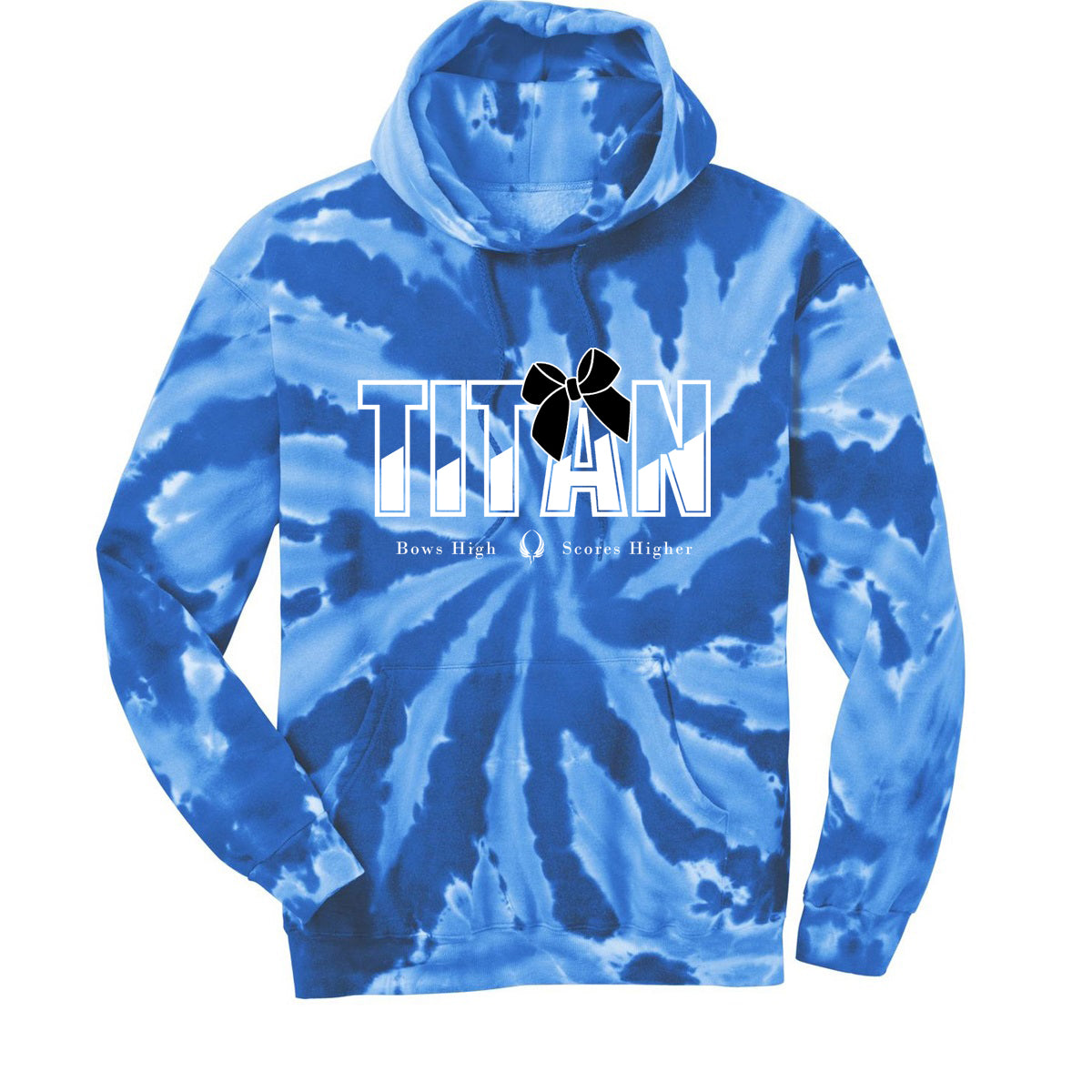 Titan Tie-Dye Hooded Sweatshirt Bows High