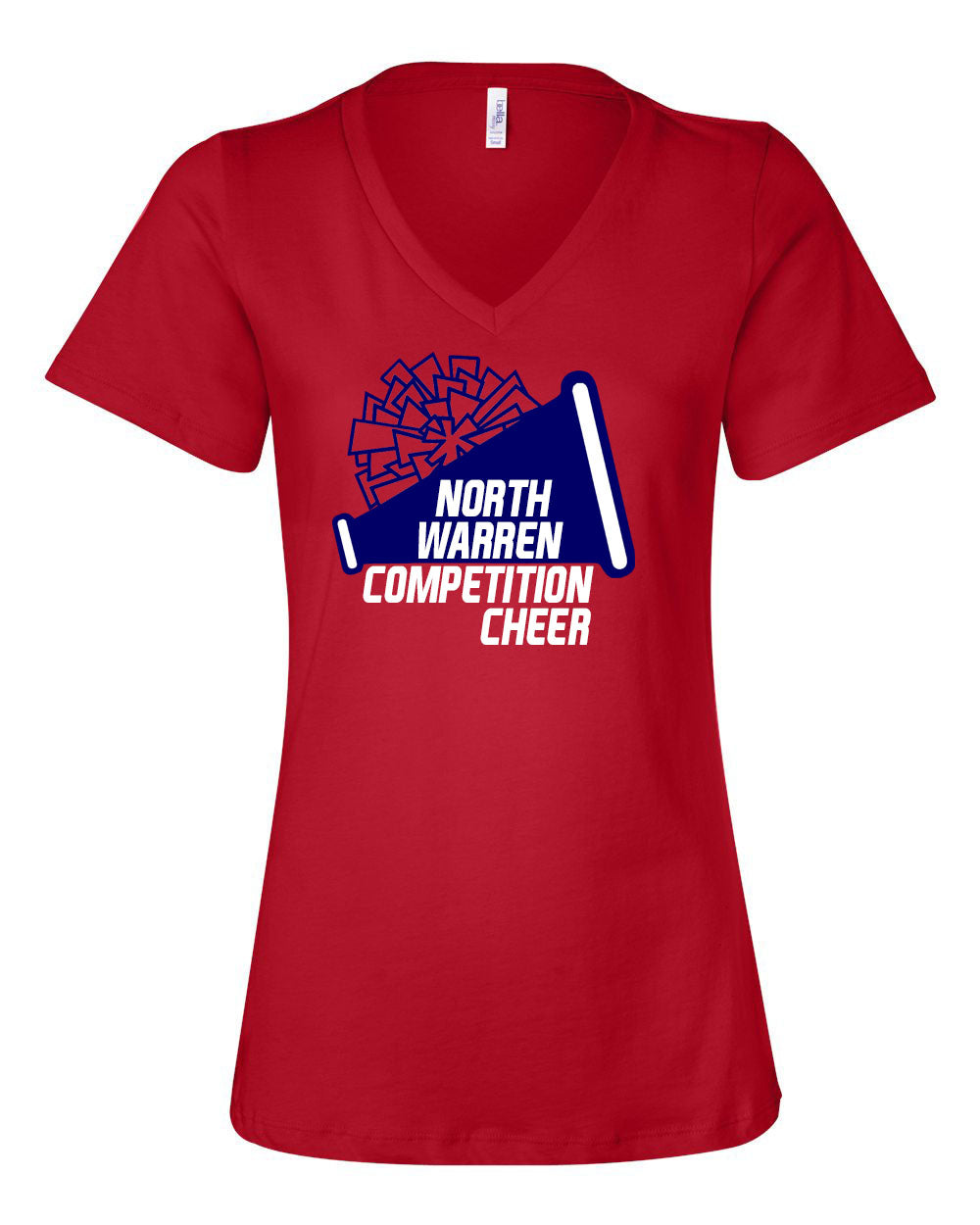 North Warren Cheer design 3 V-neck T-shirt