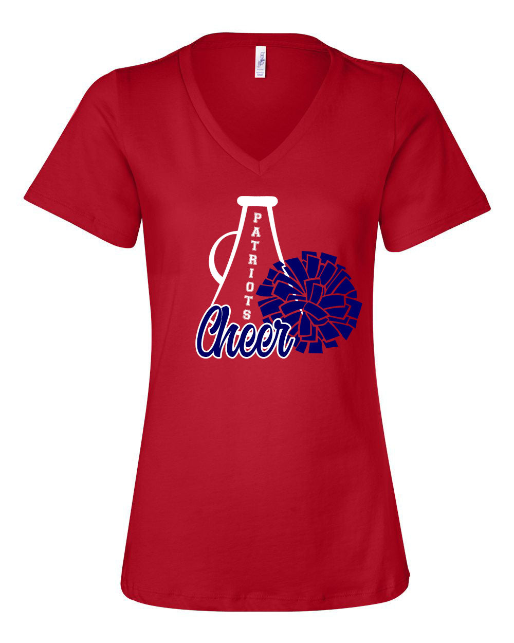 North Warren Cheer design 4 V-neck T-shirt