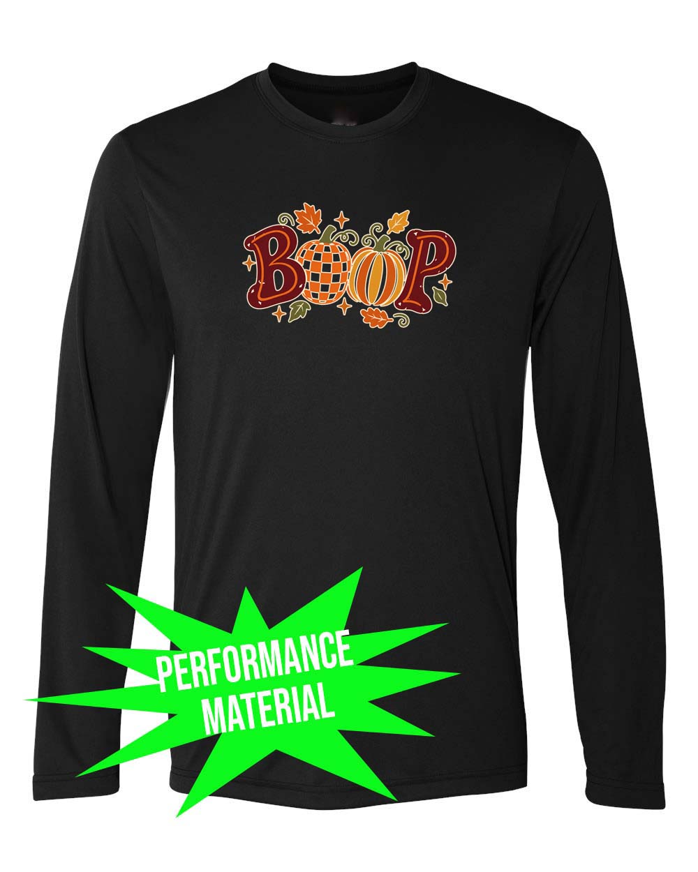 Boop Performance Material Long Sleeve Shirt Design 3