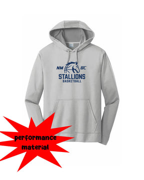 NMB Christian School Basketball Performance Hooded Sweatshirt Design 1