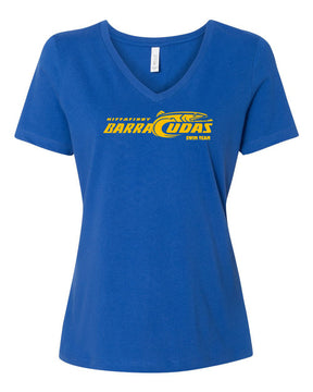 Barracudas V-neck T-Shirt Design 1
