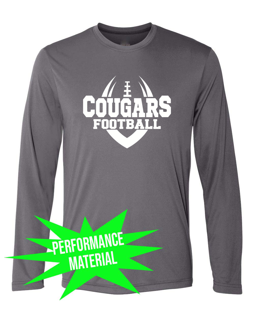 Kittatinny Football Performance Material Design 2 Long Sleeve Shirt