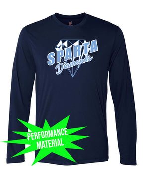 Sparta Diamonds Performance Material Long Sleeve Shirt Design 2