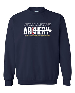 NMB Christian School Archery Non Hooded Sweatshirt Design 1