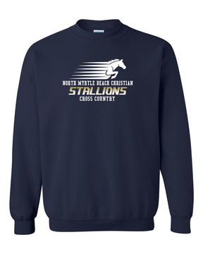 NMB Christian School Cross Country Non Hooded Sweatshirt Design 1