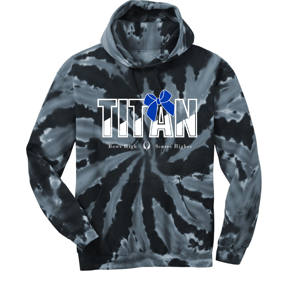 Titan Tie-Dye Hooded Sweatshirt Bows High