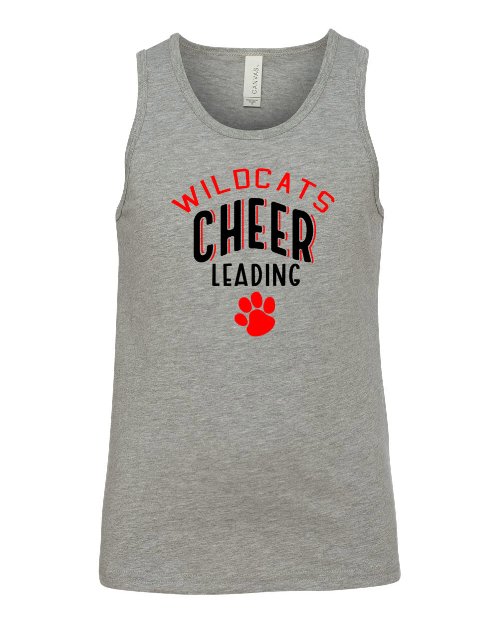 Wildcats Cheer design 5 Ladies Muscle Tank Top