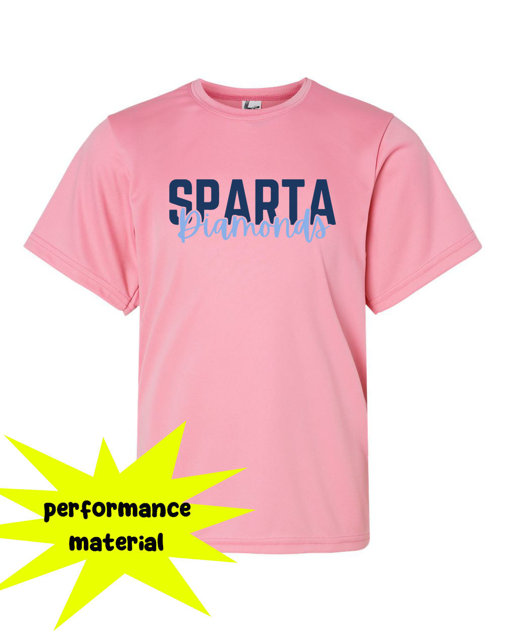 Sparta Diamonds Performance Material Shirt Design 3
