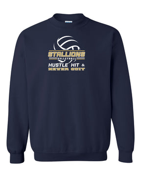 NMB Christian School Volleyball Non Hooded Sweatshirt Design 1