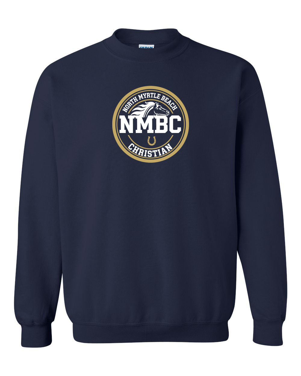 NMB Christian School Spiritwear Non Hooded Sweatshirt Design 3