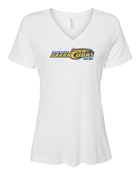 Barracudas V-neck T-Shirt Design 1