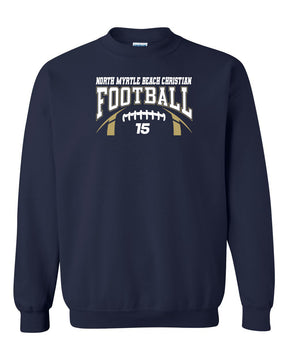 NMB Christian School Football Non Hooded Sweatshirt Design 2