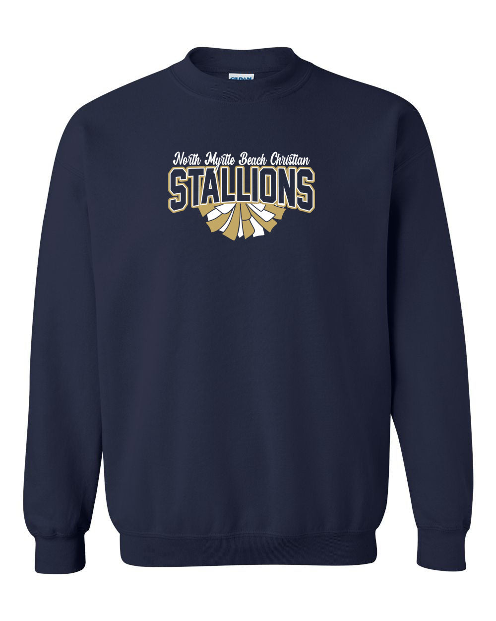 NMB Christian School Cheer Non Hooded Sweatshirt Design 1